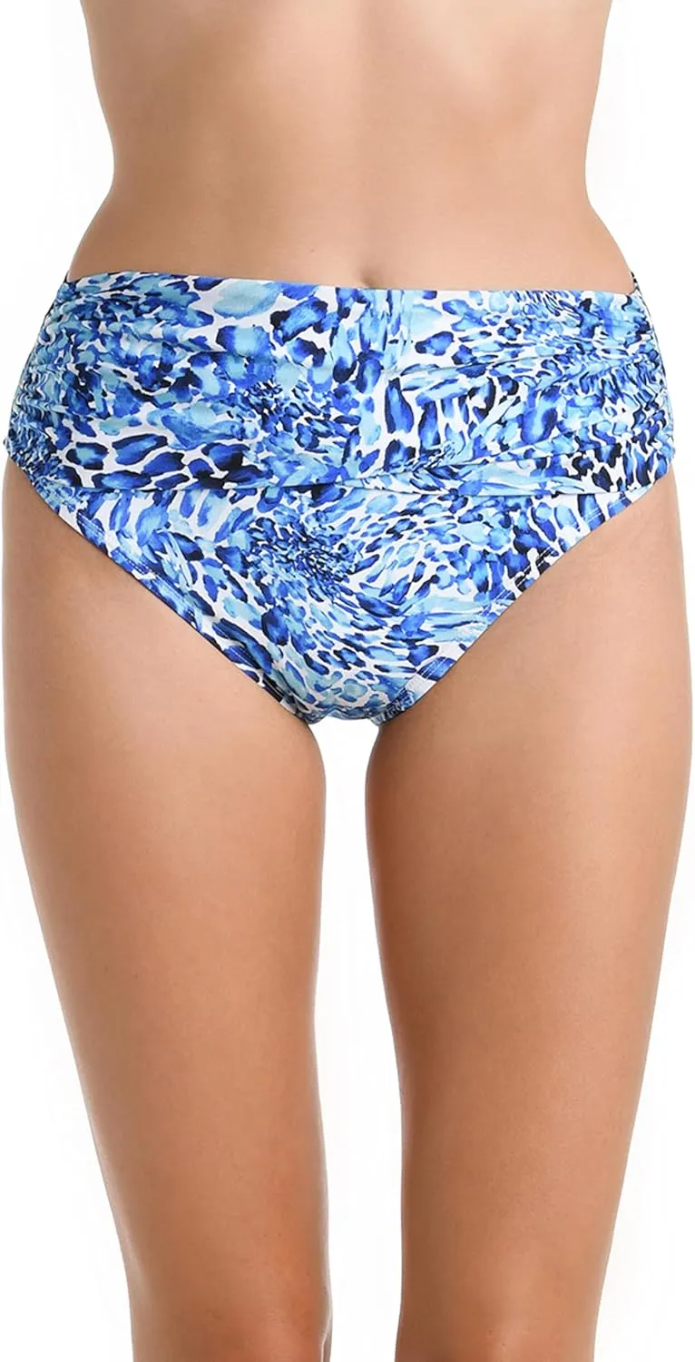 La Blanca Women's Mid Waist Sash Band Swimsuit Bottom