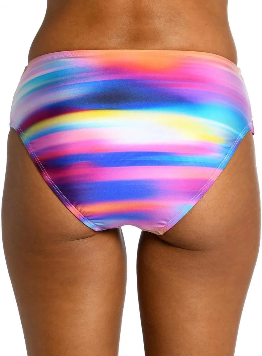 La Blanca Women's Mid Waist Sash Band Swimsuit Bottom