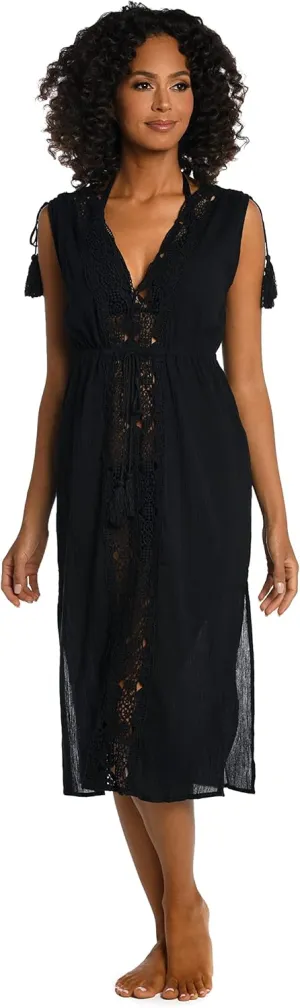La Blanca Women's Midi Dress Swimsuit Cover Up