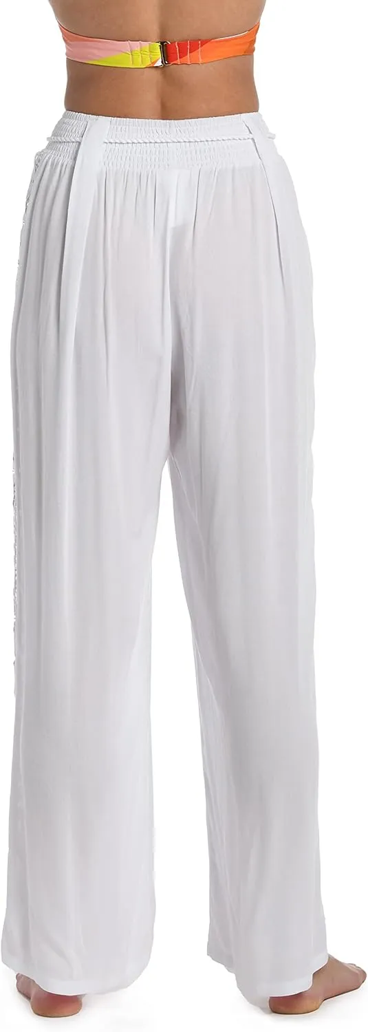 La Blanca Women's Standard Palazzo Pant Swimsuit Cover Up