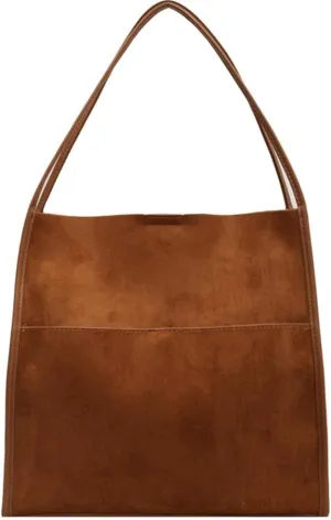 Large Bucket Tote Bags for Women Vegan Leather Handbag Suede Shoulder Purse Fashion Designer Working Satchel 2pcs