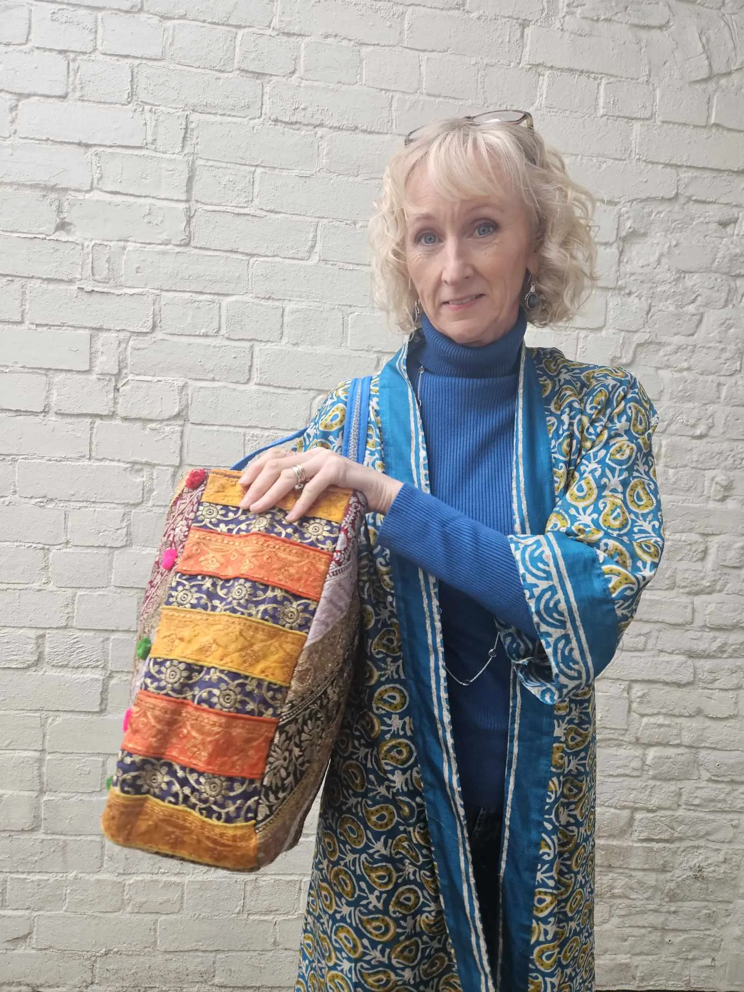 Large Patchwork Tote Bag