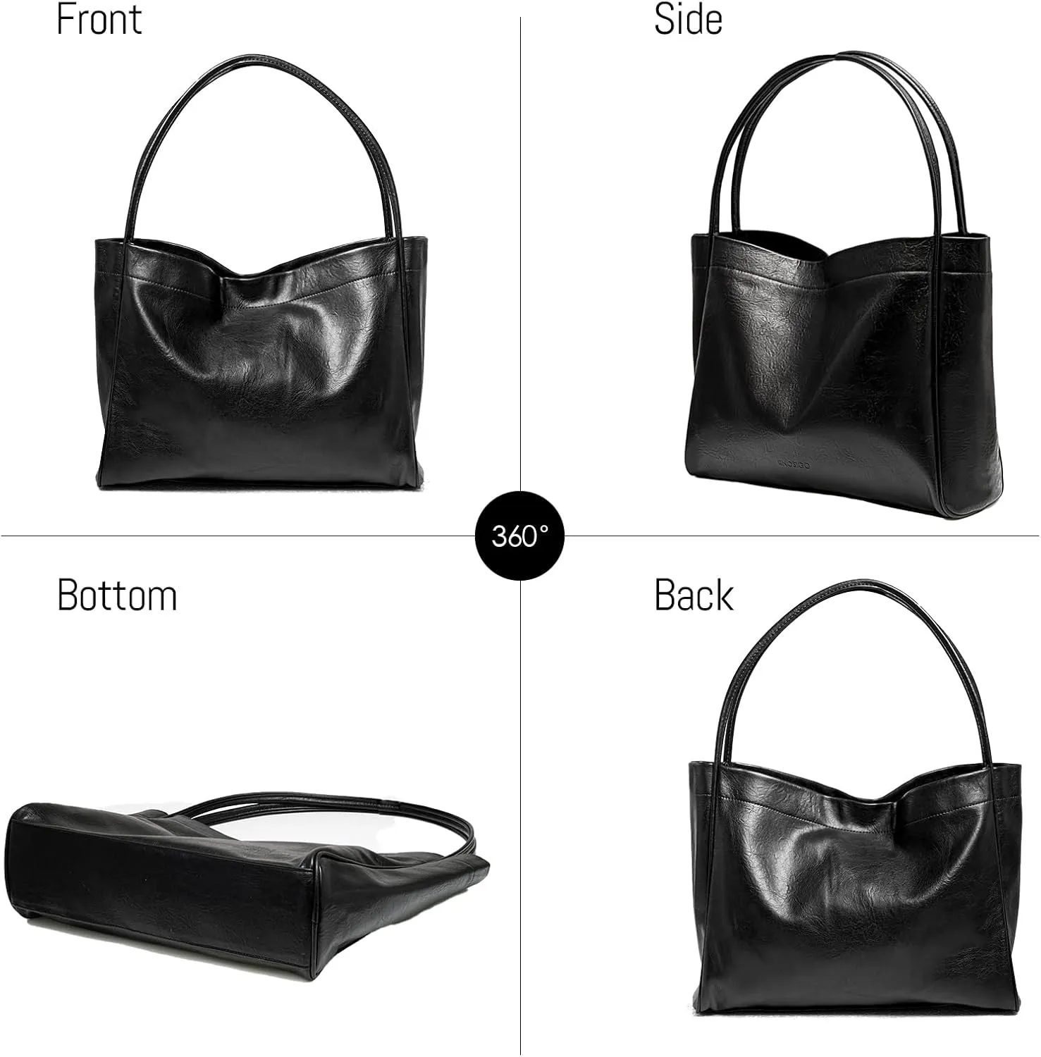 Large Tote Bag for Women Work Shoulder Bag Durable Handbag Purse for Everyday Weekend Trips Travel Business