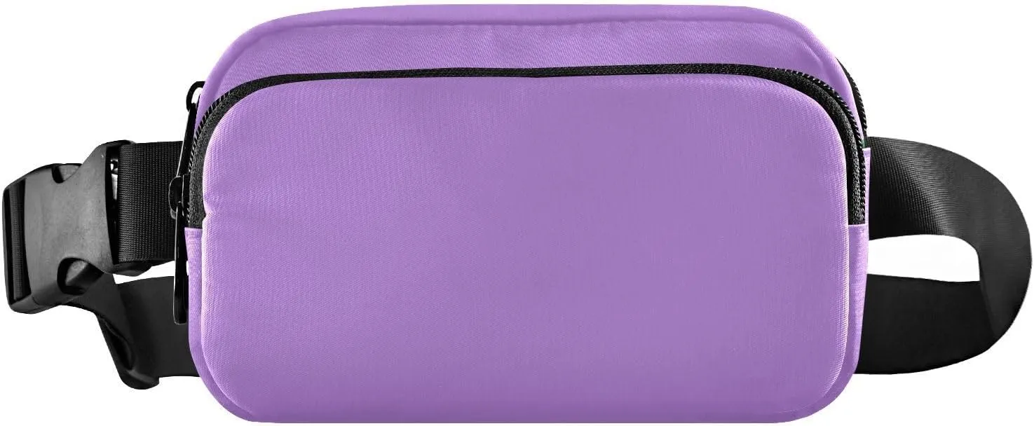 Lavender Belt Bag Crossbody Lemon Bags Unisex Mini Belt Bag with Adjustable Strap