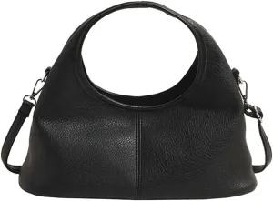 Leather Tote Bag for Women Leather Purse Women's Crossbody Handbags Slouchy Shoulder Bag Work Tote Trendy Vintage Bags
