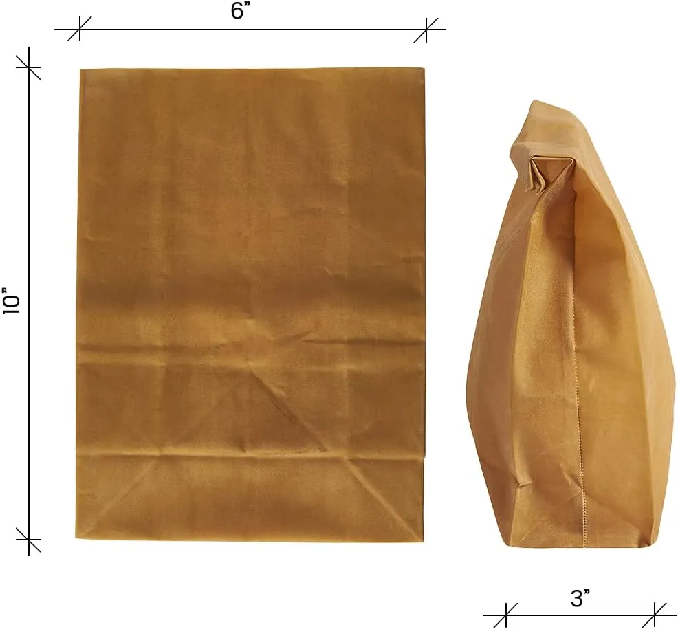 Less. Reusable Beeswax Lunch Bags, Size M (sandwich) Zero Waste Cotton Lunch Wrap, Plastic Free Alternative Storage Bag