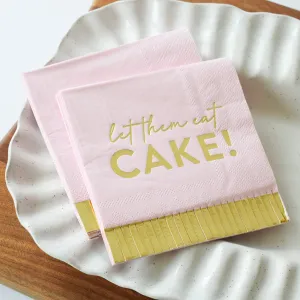 Let Them Eat Cake Fringe Beverage Napkins