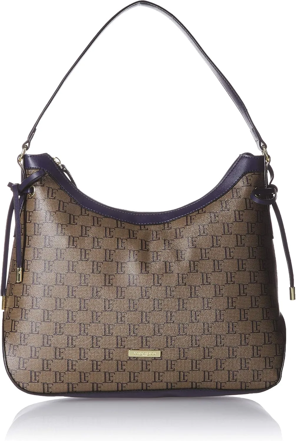 London Fog Middleton Hobo Dark Brown/Navy