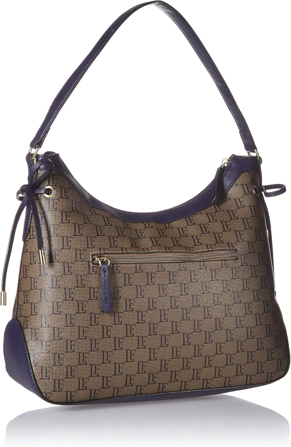 London Fog Middleton Hobo Dark Brown/Navy