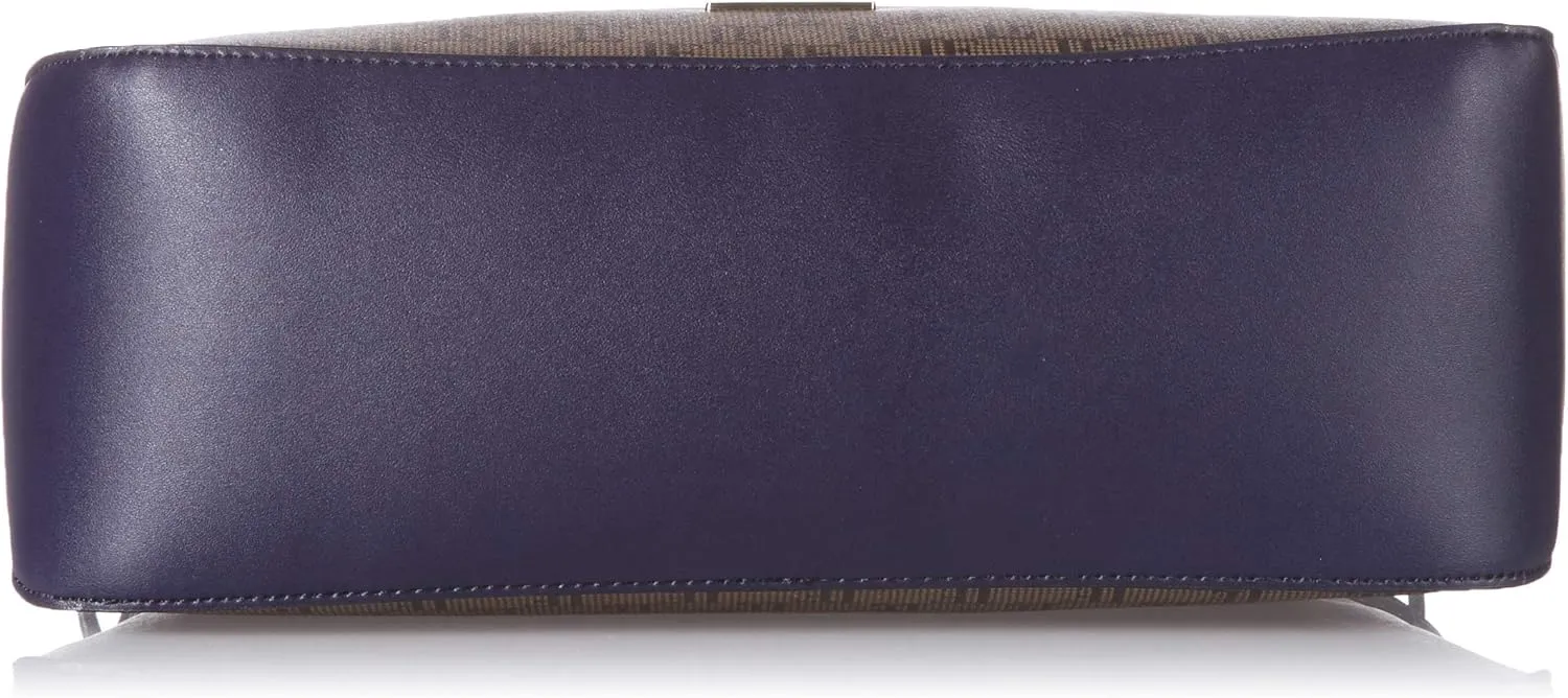 London Fog Middleton Hobo Dark Brown/Navy