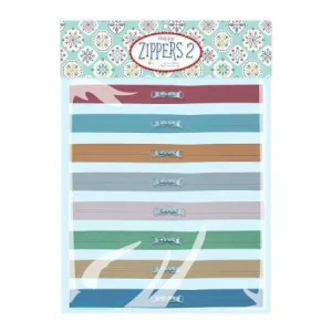 Lori Holt - Calico Zippers 2 In 8 Assorted Colors