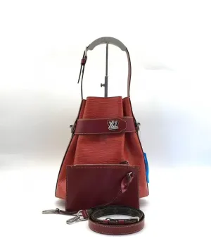 Louis Vuitton Epi Leather Red Bucket Bag