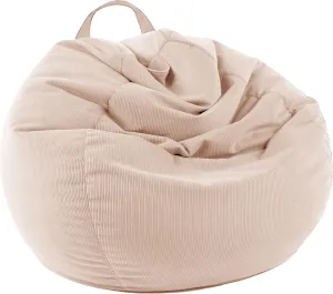 LPMOERA Stuffed Animal Storage Bean Bag Chair Cover (No Filler) for Kids and Adults.Pets Dogs/Cats Lazy Beds.Soft Premium Corduroy Stuffable Bean Bag for Organizing Children Plush Toys or Memory Foam