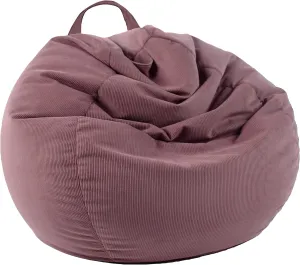 LPMOERA Stuffed Animal Storage Bean Bag Chair Cover (No Filler) For Kids and Adults.Pets Dogs/Cats Lazy Beds.Soft Premium Corduroy Stuffable Bean Bag For Organizing Children Plush Toys or Memory Foam