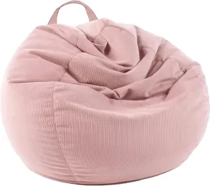 LPMOERA Stuffed Animal Storage Bean Bag Chair Cover (No Filler) For Kids and Adults.Pets Dogs/Cats Lazy Beds.Soft Premium Corduroy Stuffable Bean Bag For Organizing Children Plush Toys or Memory Foam
