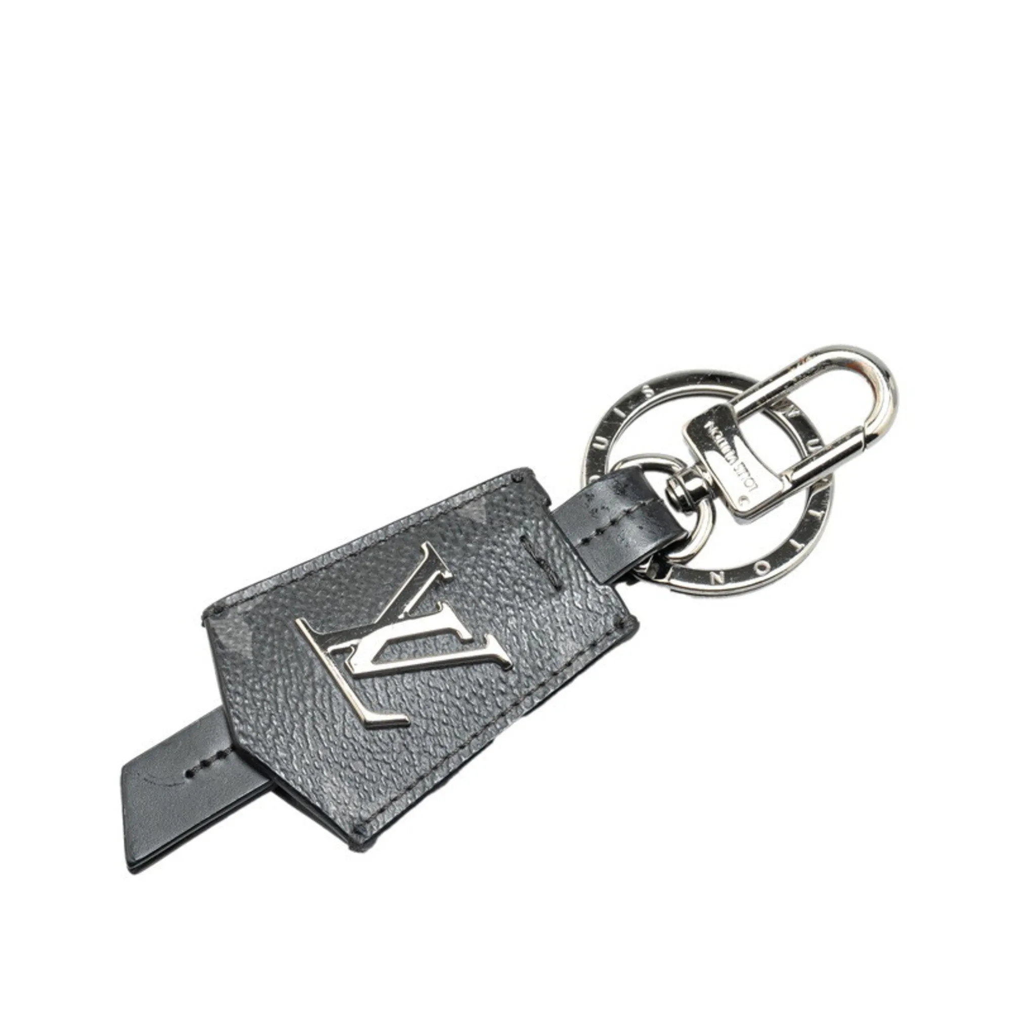 Luxury Canvas Key Holder with Metal Accents