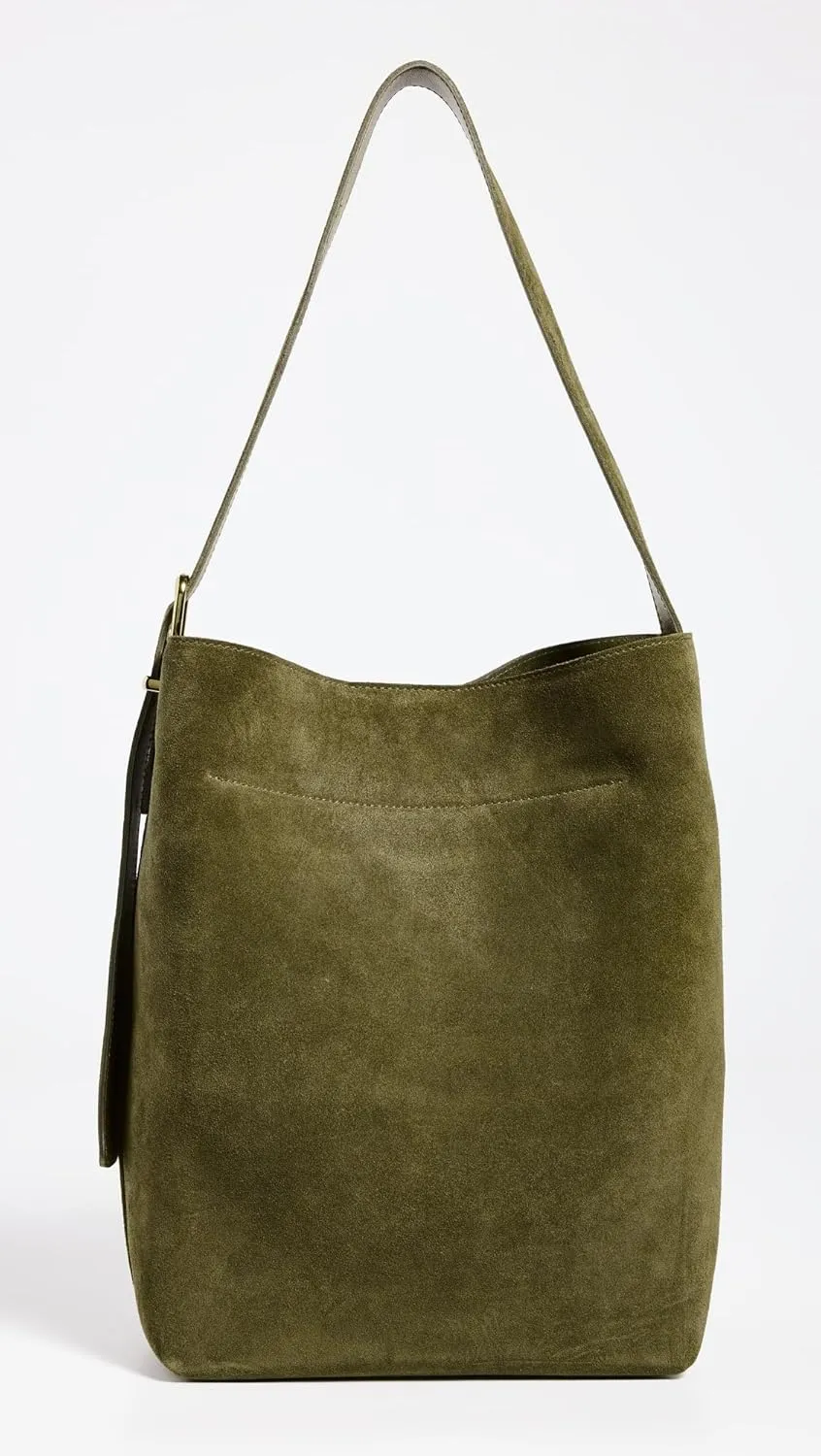 Madewell Women's The Essential Bucket Tote in Suede