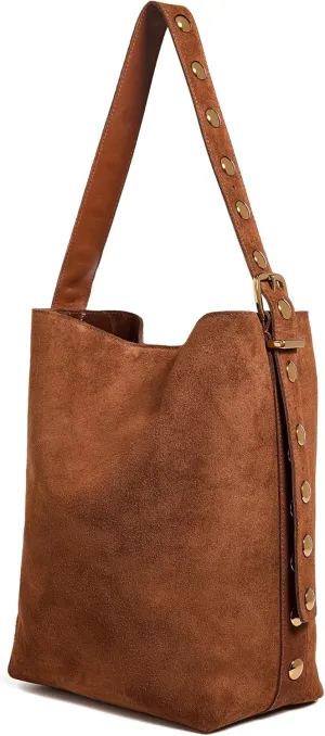 Madewell Women's The Essential Bucket Tote in Suede