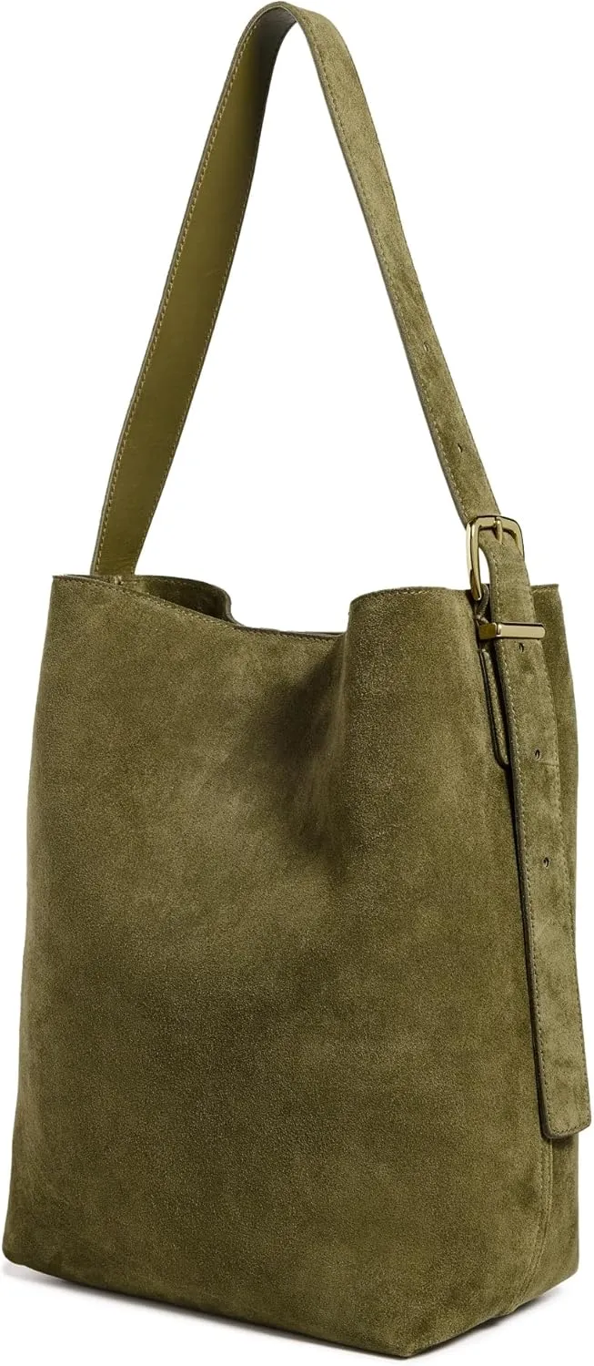 Madewell Women's The Essential Bucket Tote in Suede
