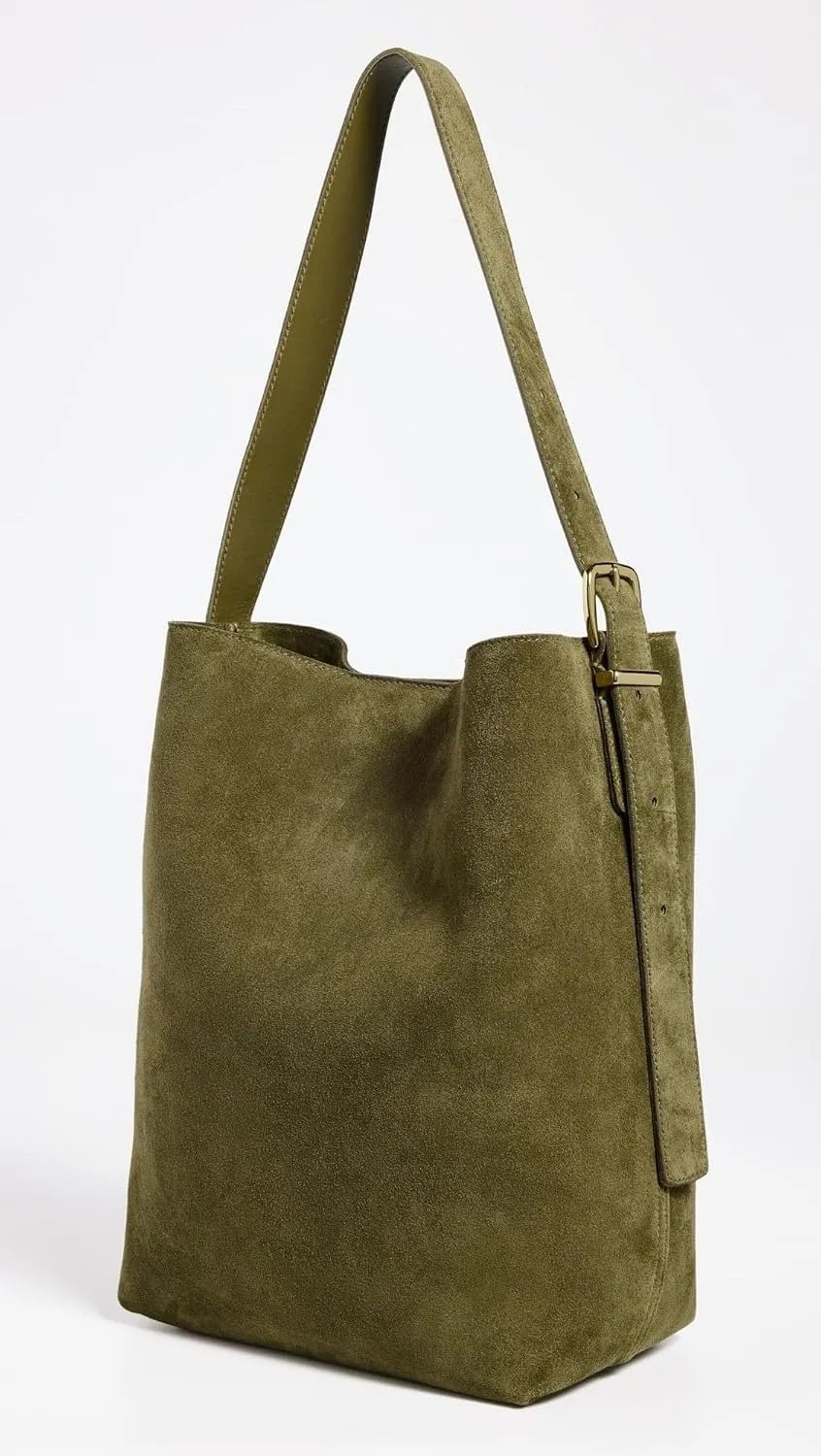 Madewell Women's The Essential Bucket Tote in Suede