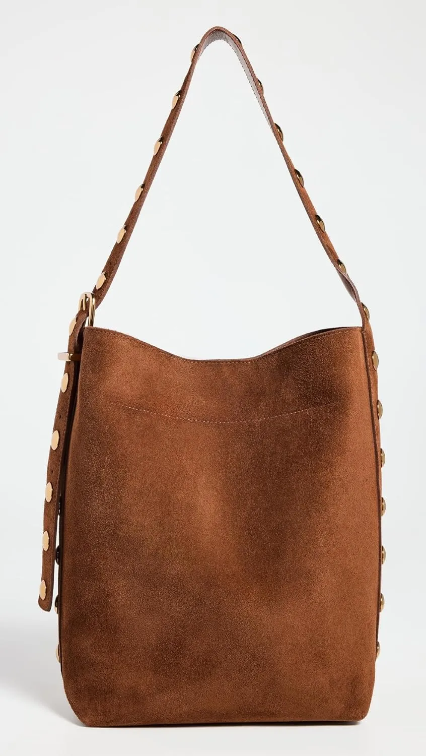 Madewell Women's The Essential Bucket Tote in Suede