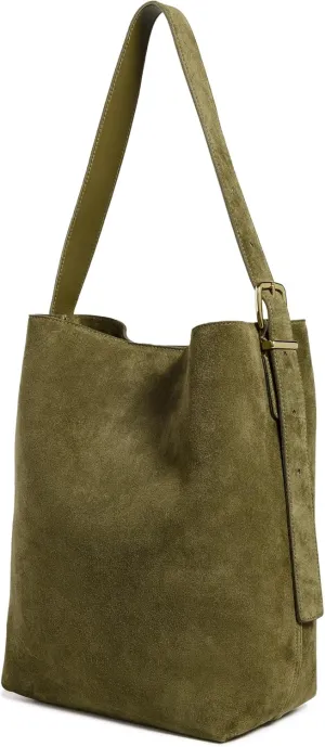 Madewell Women's The Essential Bucket Tote in Suede
