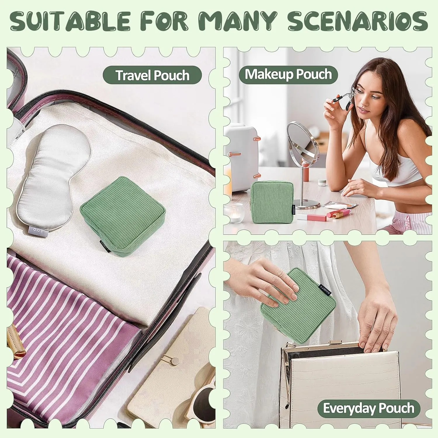 MAGEFY Makeup Bag Small Cosmetic Bag for Women