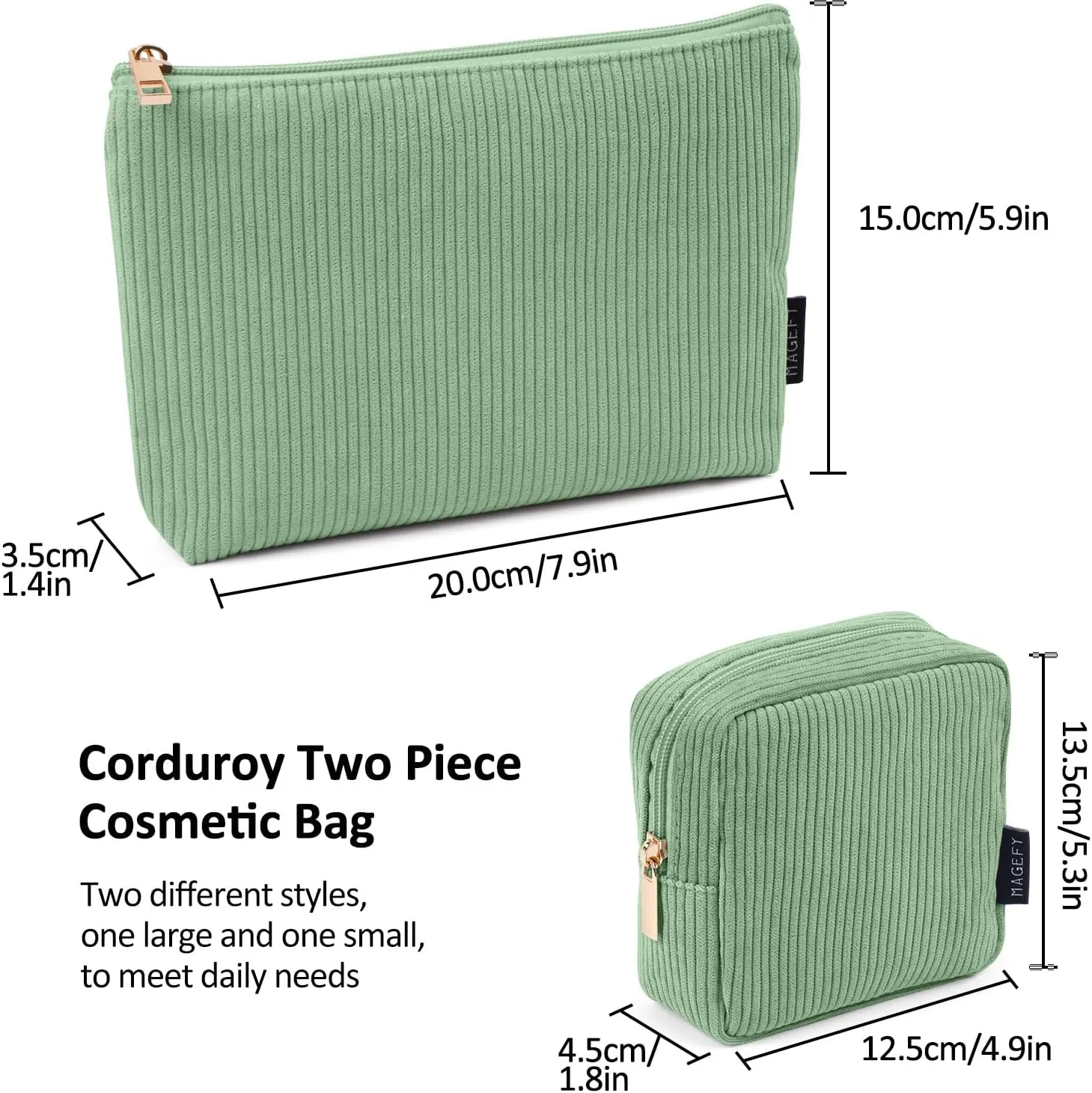 MAGEFY Makeup Bag Small Cosmetic Bag for Women
