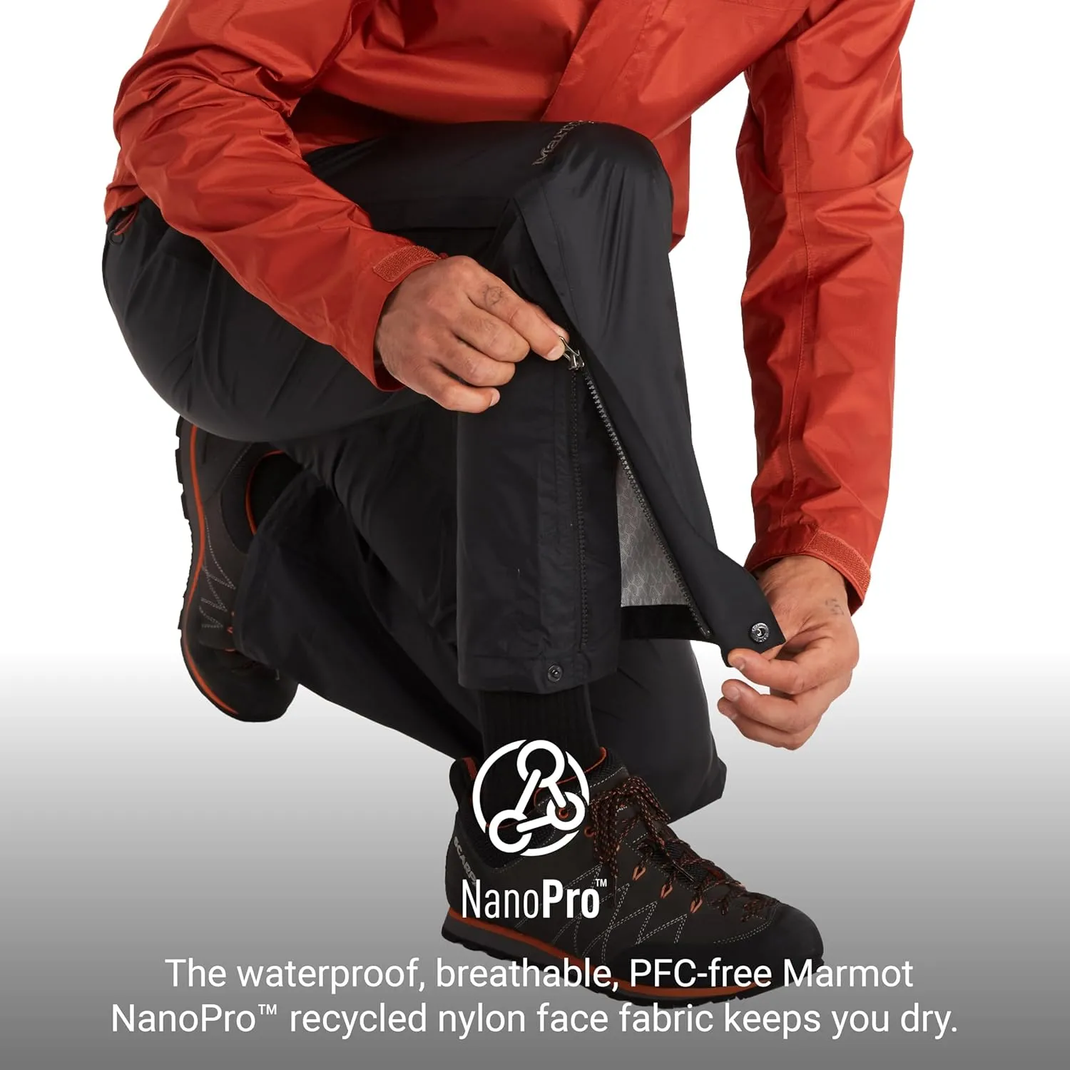 MARMOT Men's Precip Eco Full Zip Pants