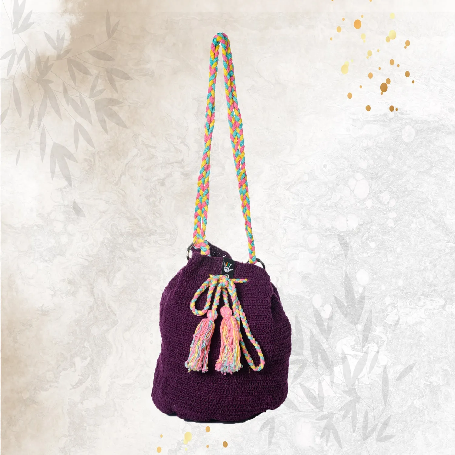 Mauve Tassel Potli