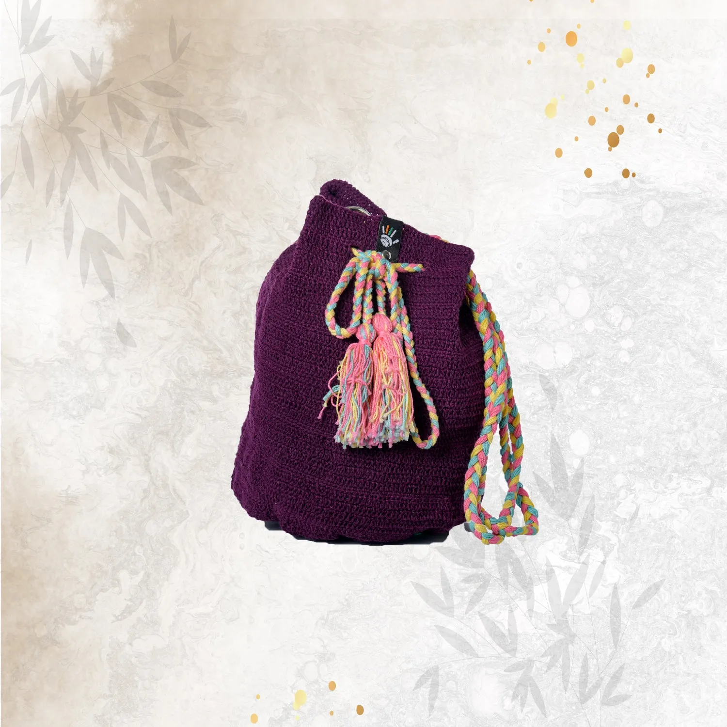 Mauve Tassel Potli
