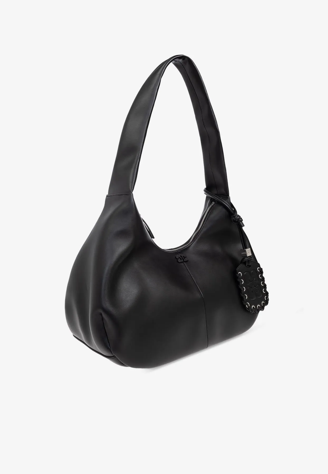 Medium Leather Hobo Bag