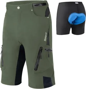 Men's Mountain Bike Shorts 3D Padded MTB Shorts Lightweight Loose-fit Bicycle Cycling Biking Shorts