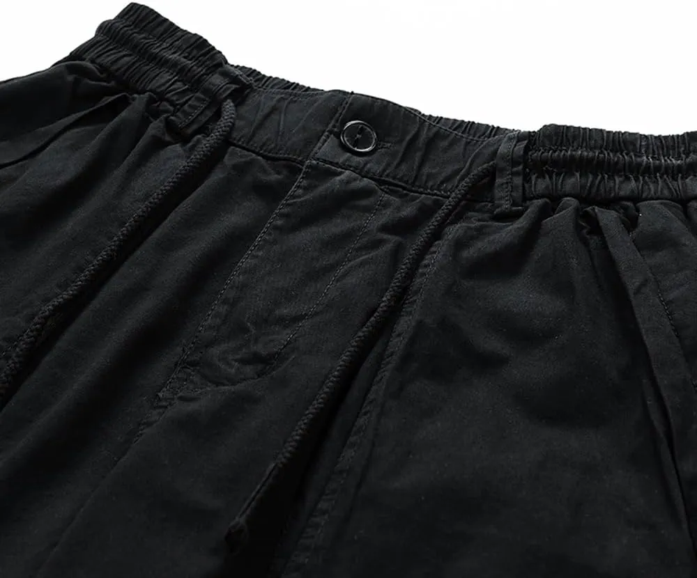 Men's Regular Fit Cargo Shorts Summer Cotton Large Pockets Work Shorts