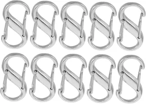 Metal Bag Chain Buckle 10pcs Adjustable Shoulder Strap Buckles Fashion Purse Clip Sturdy Zinc Alloy