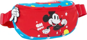 MICKEY MOUSE FANTASTIC – Children's Waist Bag, Ideal for Young People and Children of Different Ages, Comfortable and Versatile, Quality and Resistance, 23 x 9 x 14 cm, Blue/Red, blue / red,