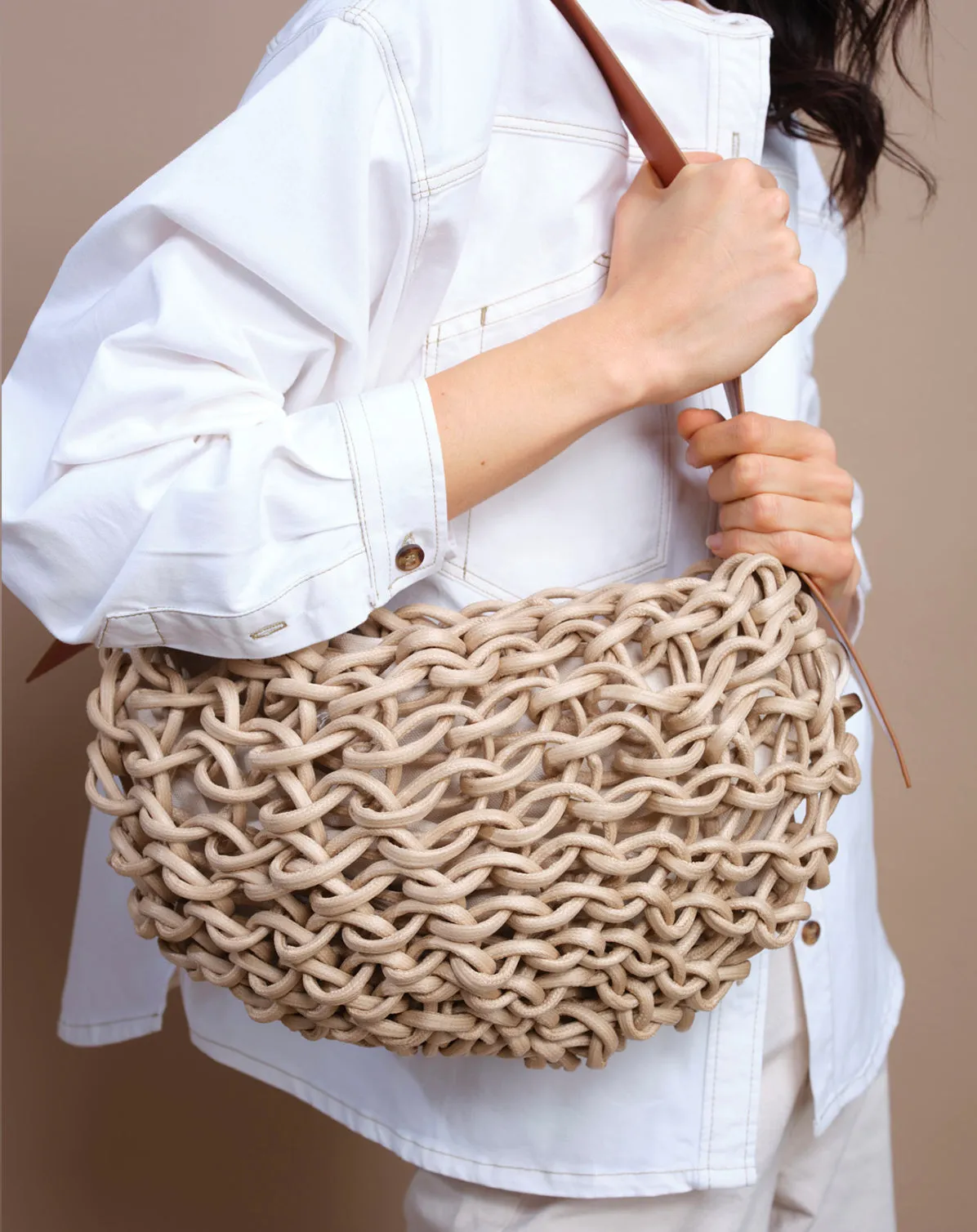 Mina leather bag