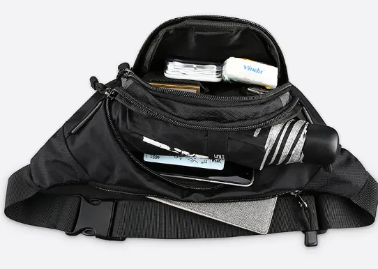 Minglu Mens Waterproof Bum Bag