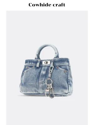 Mini Denim Handbag