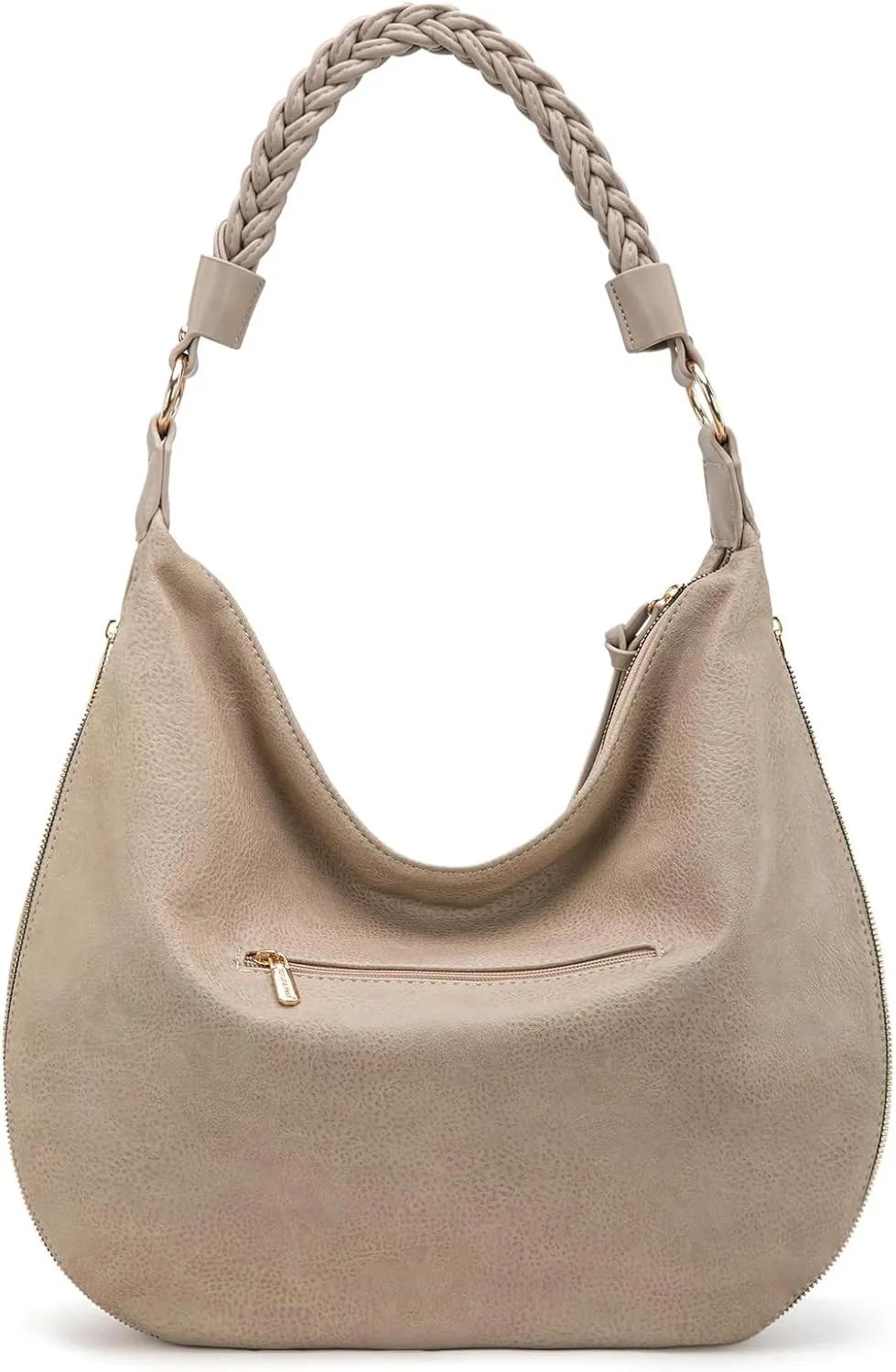 Montana West Large Hobo Bags for Women Slouchy Shoulder Purse Handbag with Zipper and Woven Handle