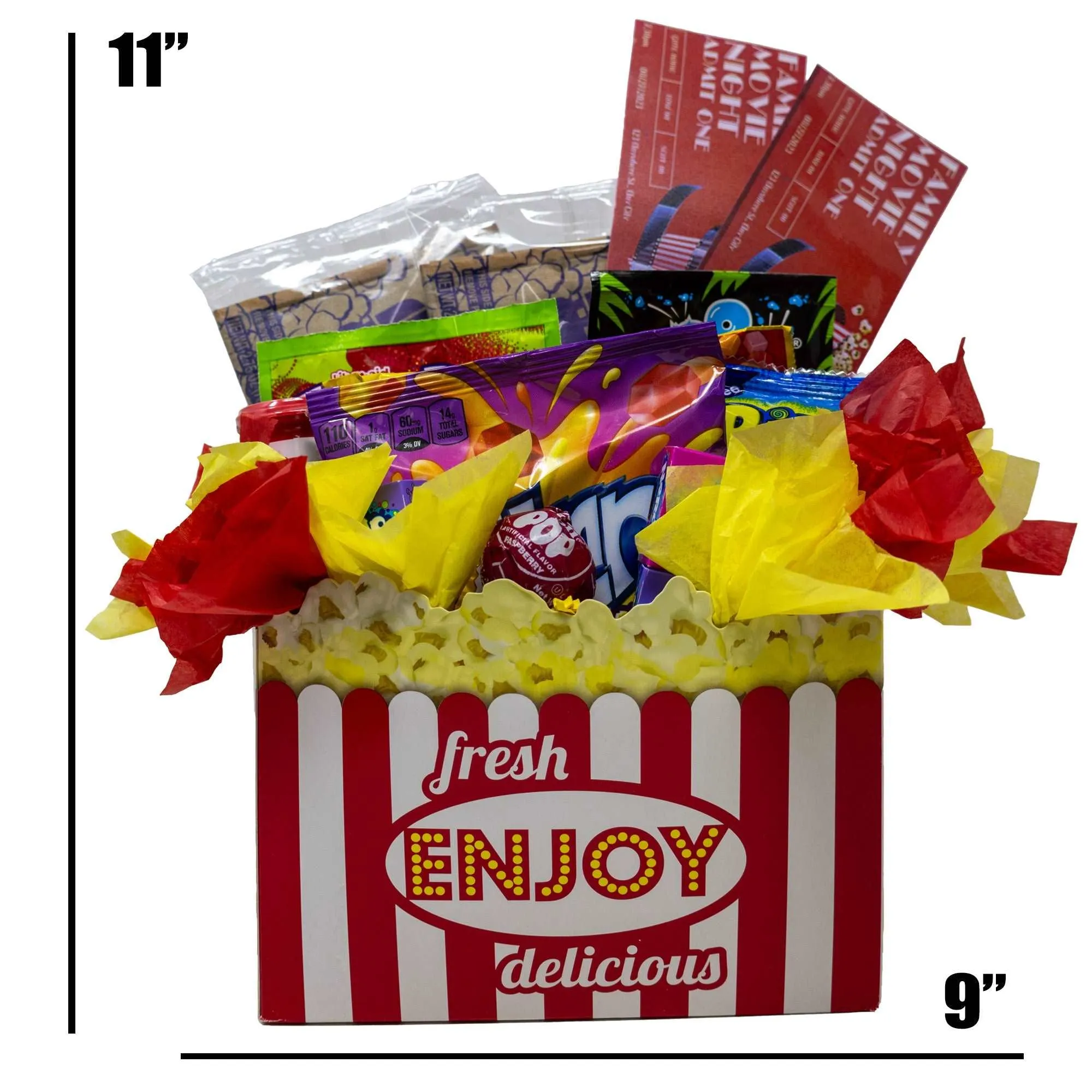 Movie Night Popcorn Snack Box