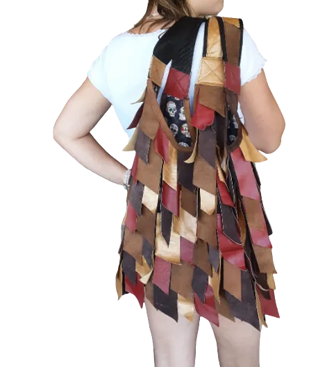 Multicolor Shoulder Bag with Tassels