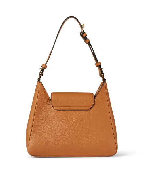 Multrees Tan Leather Hobo Bag