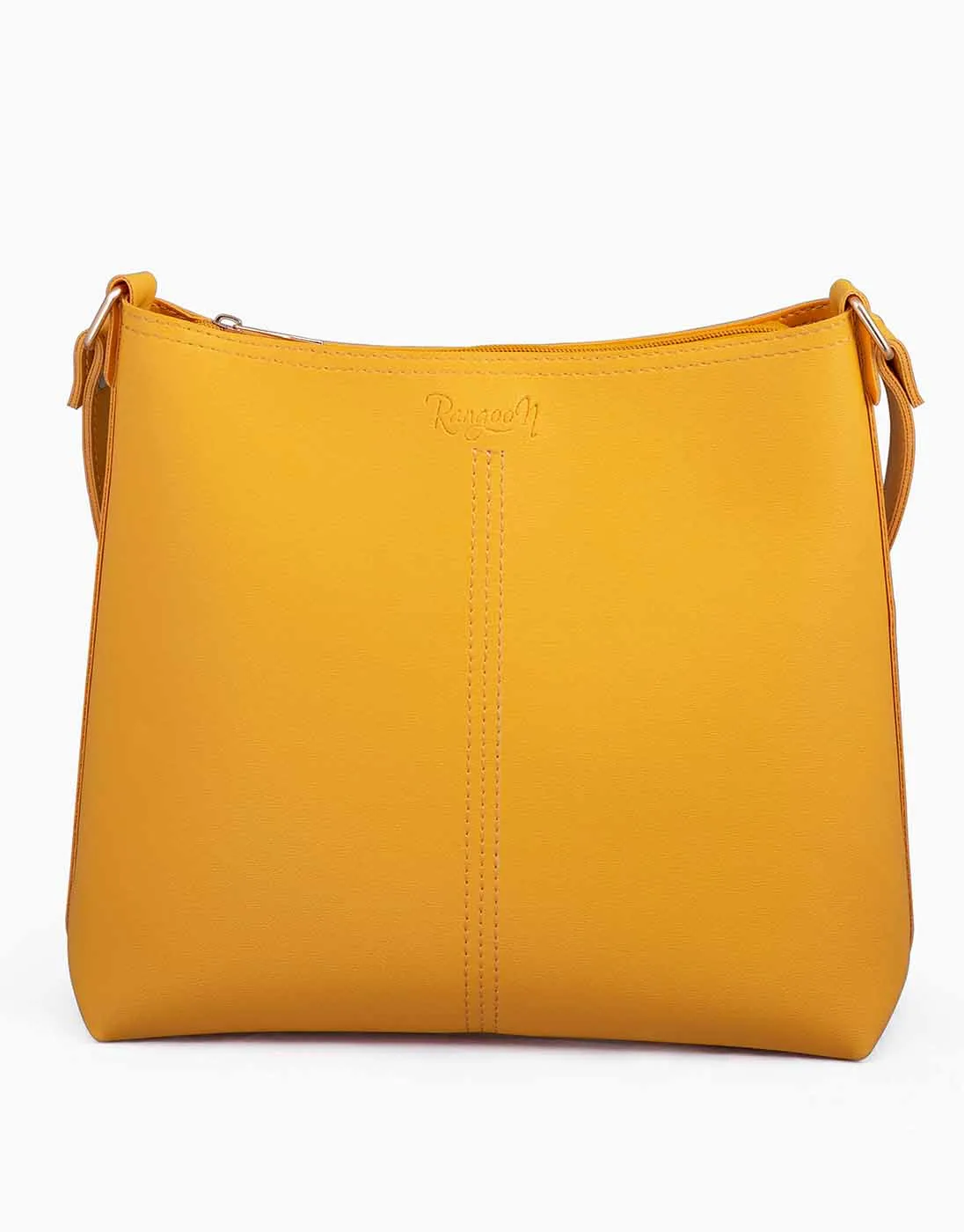 Mustard Hobo Tote Bag