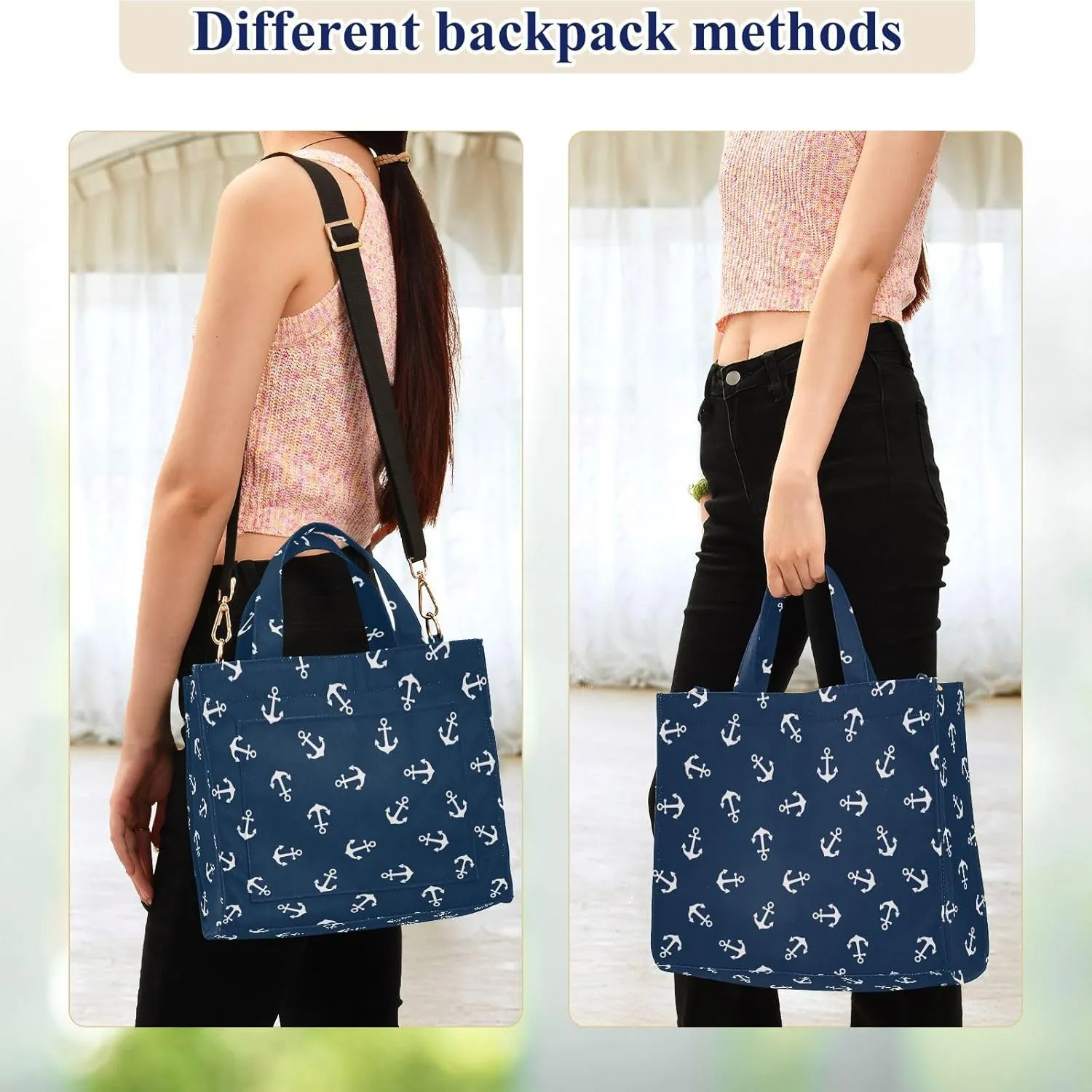 Naanle Stylish Lifelike Pattern Corduroy Satchel Tote Shoulder Bag for Men Women Weekender Travel Beach Shopping Gym