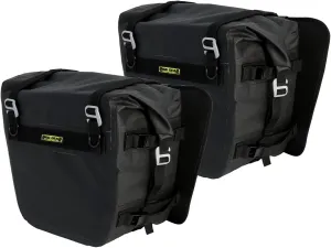 Nelson-Rigg SE-3050-BLK Sierra Dry Saddlebags 100% Waterproof Mount to most Adventure and Dual Sport Motorcycle Racks, Black