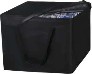 NettyPro Patio Cushion Storage Bags 32 x 32 x 24 inch Water-Resistant Small Outdoor Bag for Cushions Heavy Duty Patio Furniture Storage Bag, Black