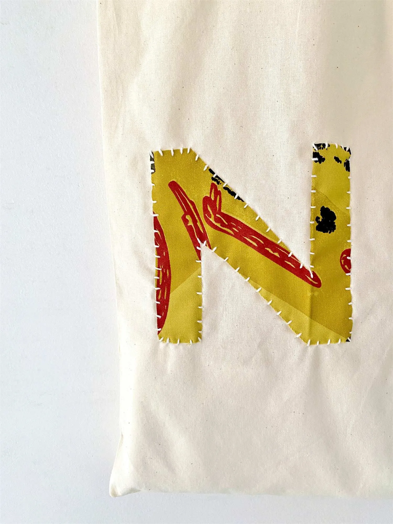 No Patchwork Cotton Tote