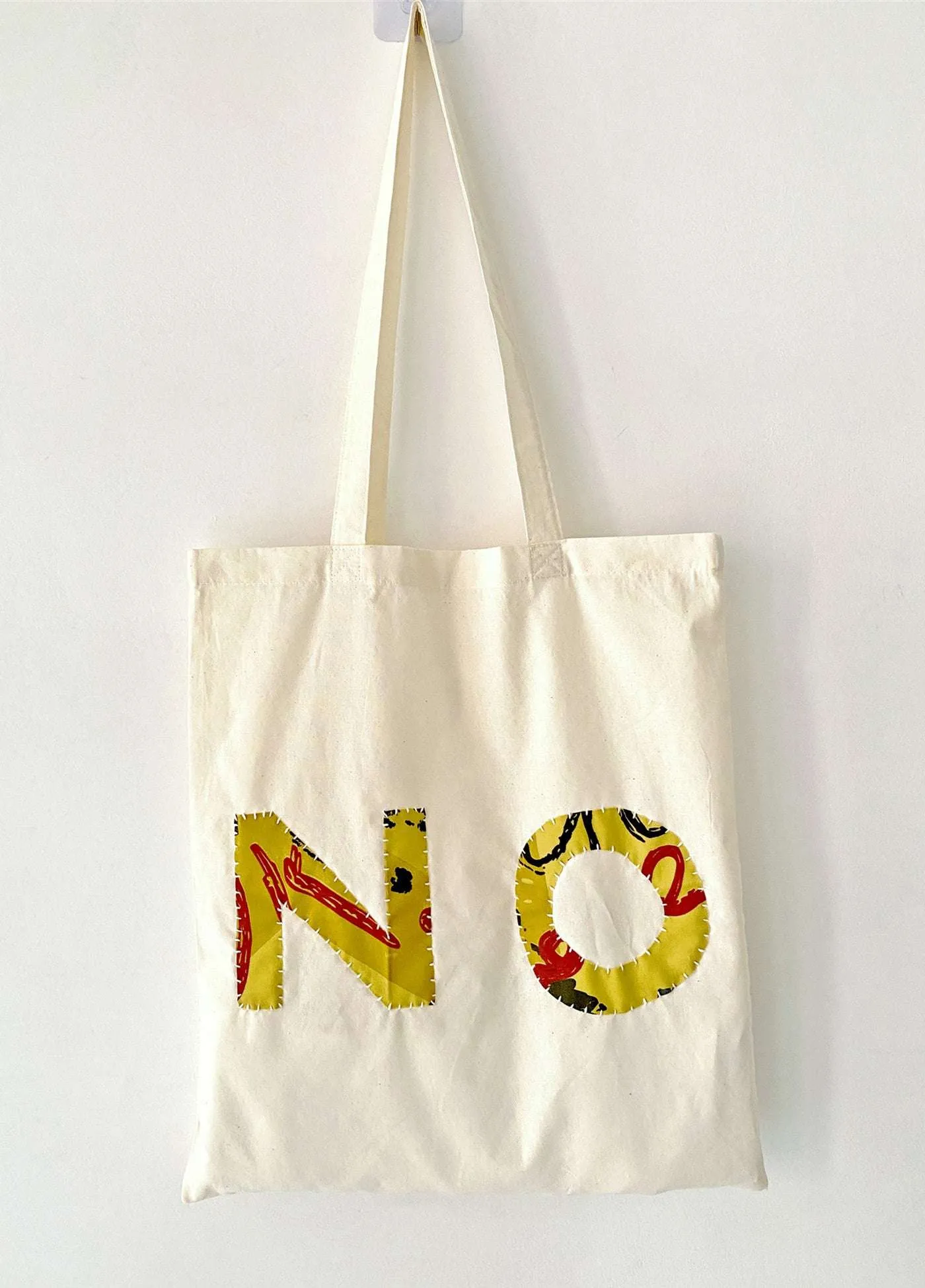 No Patchwork Cotton Tote