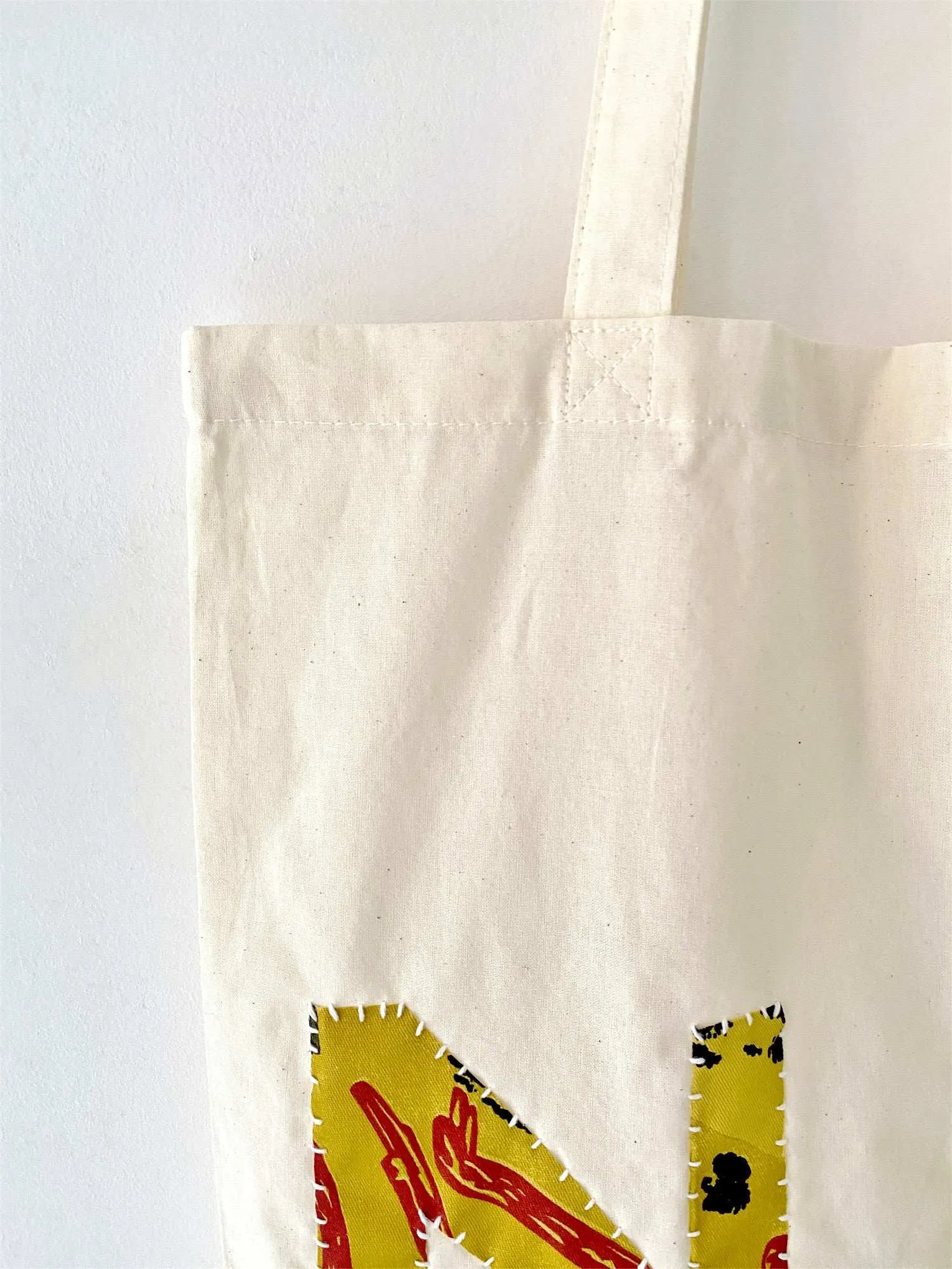 No Patchwork Cotton Tote